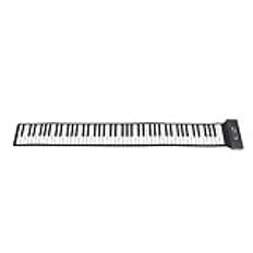 Hand Roll Piano, 88 Tangenter Digital Keyboard med Bluetooth, Högtalare, Roll Up Musikinstrument för Barn Nybörjare