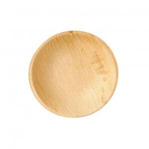 Desserttallrikar av palmblad - Pure - Rund - 18,5cm - 6-pack
