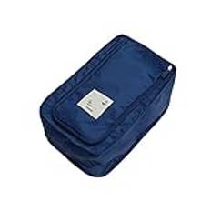 CHJHJKG skoväska Travel Bag Shoe Sorting Pouch Multi Function Portable Bag Makeup Pouch Shoes Bag(Color:Durk Blue)