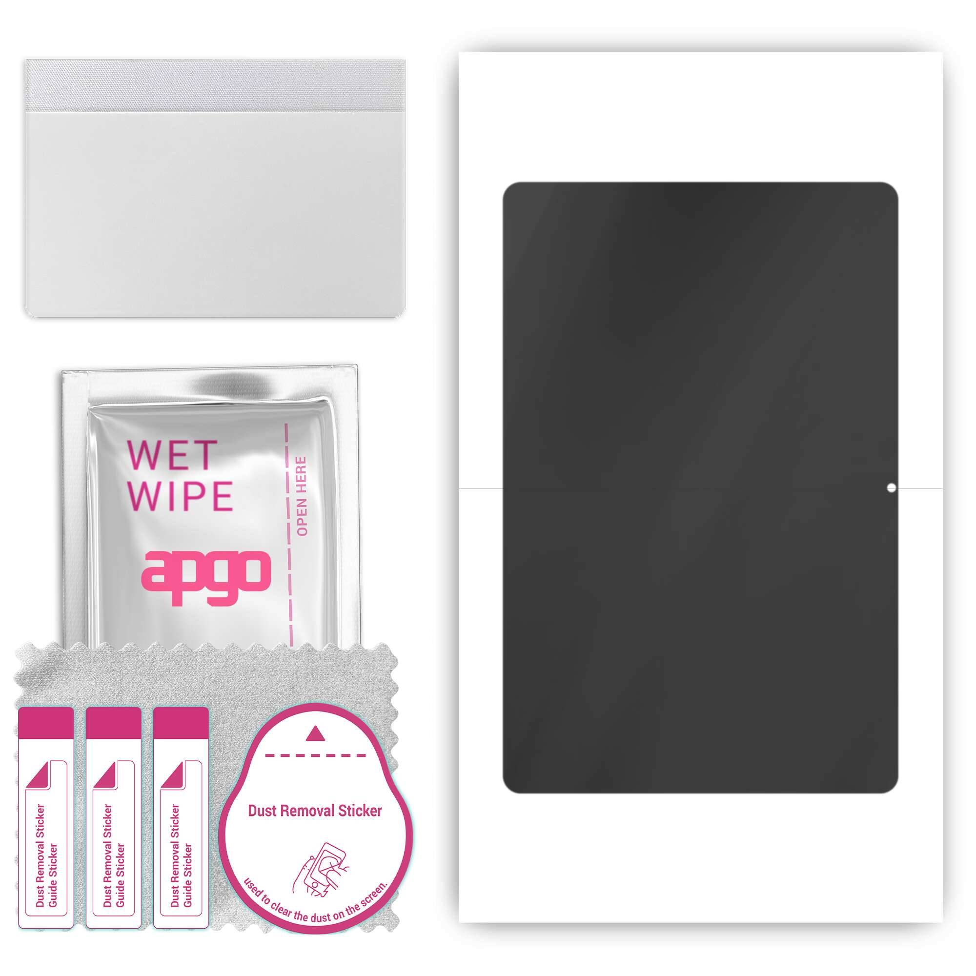 apgo Hydrogel Privacy Matte Screen Protector for Lenovo Tab P12 PRO, Anti Spy, Hydrogel Film, Flexible, Soft TPU with positioning layer easy installat
