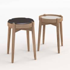 Farstrup Tray-Sit - Eg natur / Stof
