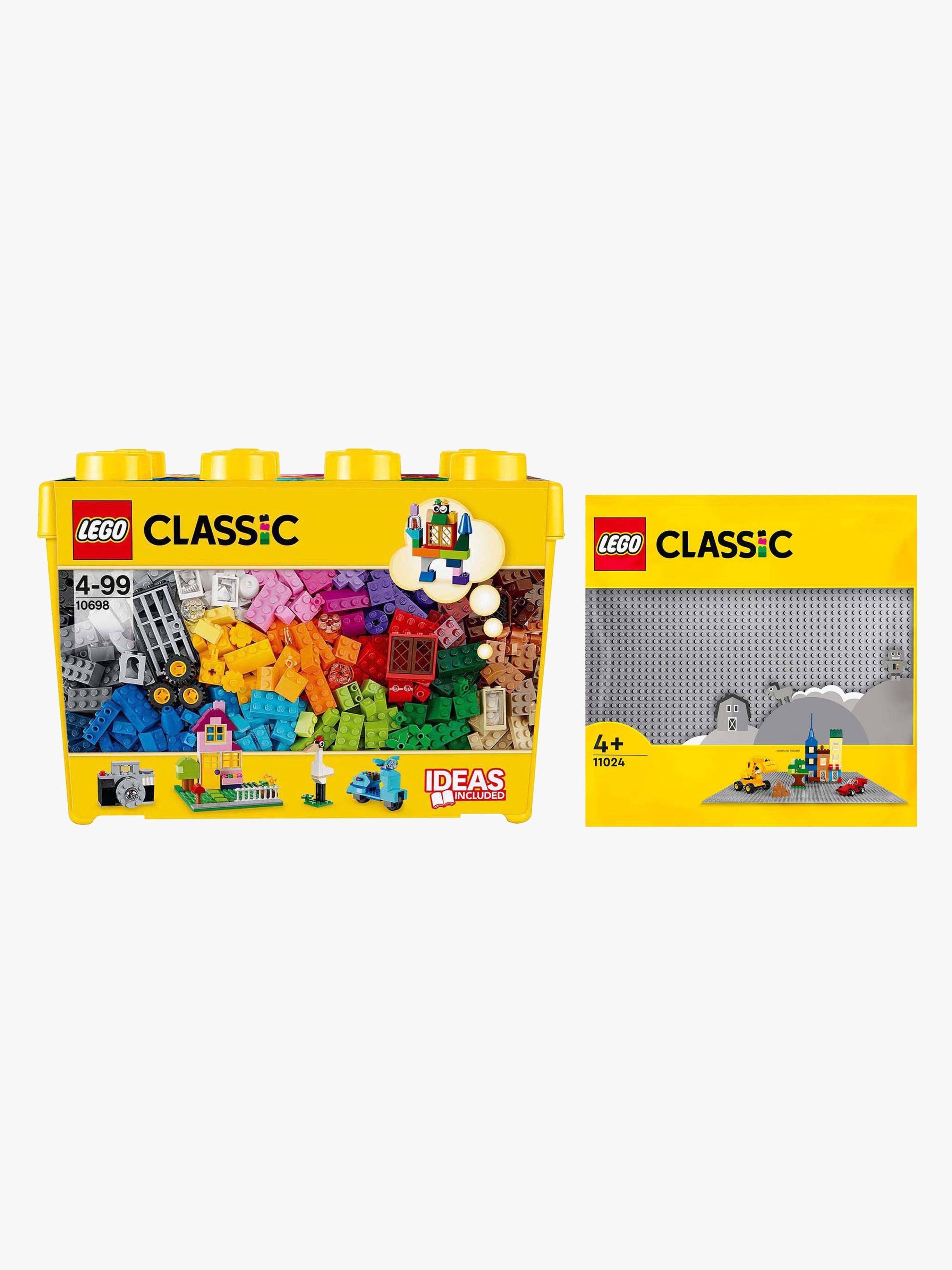 LEGO Classic 10698 Kreativt byggeri stor inkl. 11024 Grå byggeplade