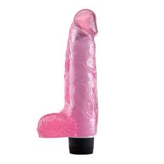 Long-Dong vibratordildo 18cm pink