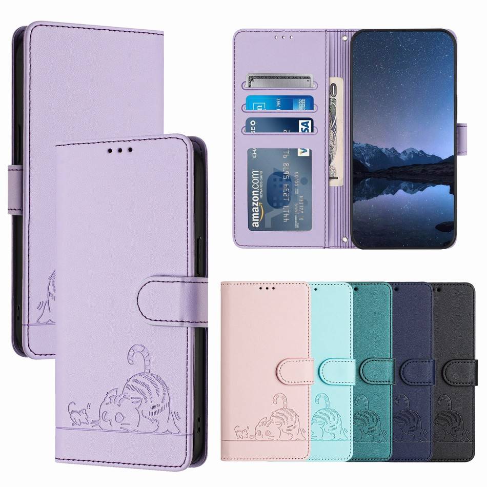 Pop Luxury RFID Blocking Leather Case For Samsung Galaxy S24 S23 S22 S21 S20 FE S10 Plus Pro Ultra 5G Card Storage Wallet Cover