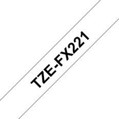 Brother TZe-FX221 - Schwarz auf Weiß - Rolle (0,9 cm x 8 m)