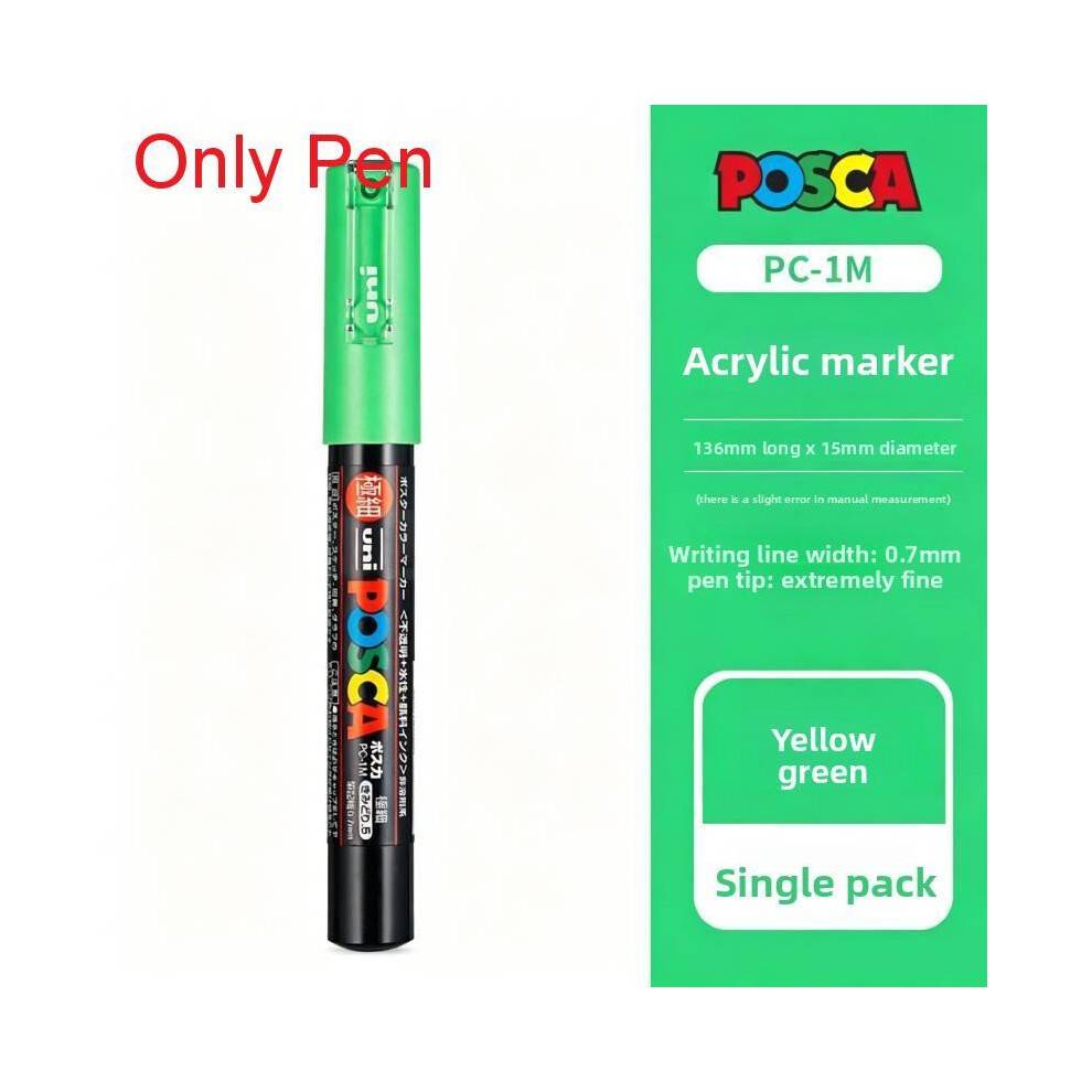 (Light Green)Mitsubishi Posca Markers With Wide Color Range For Art Projects And Home Decor