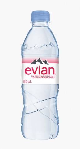 EVIAN Vand - 6 x 0.5 L