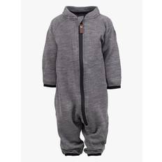 Lindberg Rocco Merino Babyoverall, Grey Melange, 62
