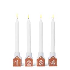 KÄHLER Gingerbread Adventsstage Brun |Brun |7.5 cm