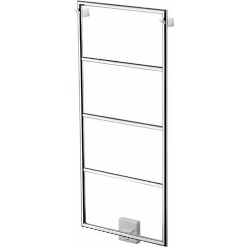 Handdukstork Tapwell TW800-400: Brushed Black Chrome