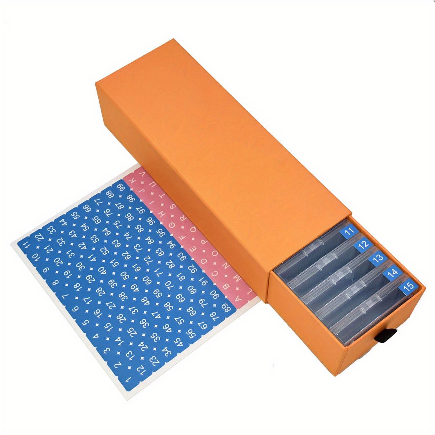 TEMU 15/30/45pcs Diamond Painting Art Storage Containers, Diamond Painting Trays With Lids, 2-in-1 Diamond Painting Art Supplies For Beads Storage & , Box Package (convex Point Bottom Design)