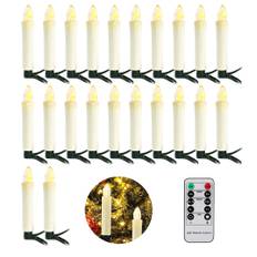 24 st. LED julgransbelysning inkl. Fjärrkontroll,