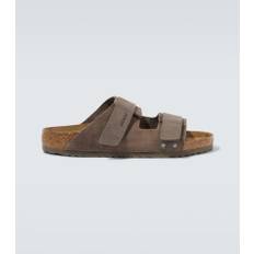 Birkenstock Uji suede and leather sandals