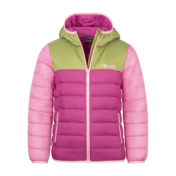 Trollkids Girl's Eikefjord Jacket Syntetisk jakke Børn størrelse 140 farve pink