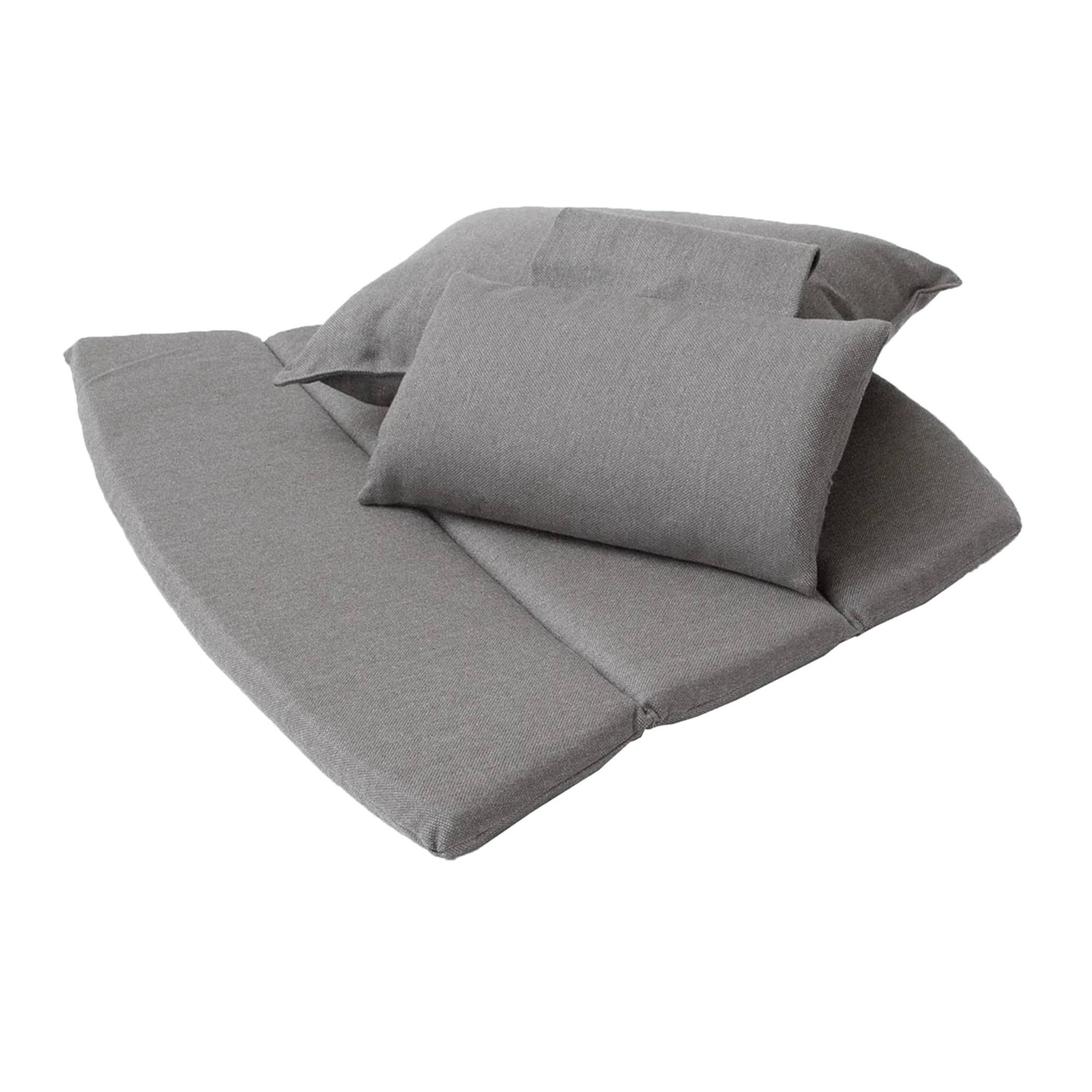 Cane-Line - Breeze Dynset Highback Fåtölj - Grey - Utomhusfåtöljer - Grå - Bomull
