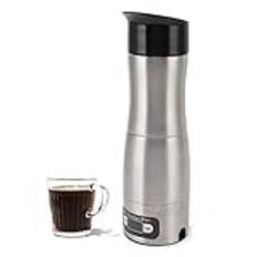 Elektrisk bärbar kaffemaskin Bärbar kaffebryggare Bärbar multifunktionell espressobryggare med 12V 24V cigarettändare för bilresor kaffemaskin