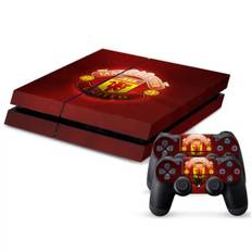 PS4 skin til konsol og to controllere. Manchester United.