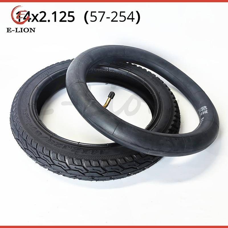 14 Inch Electric Vehicle Inner and Outer Tube 14x2.125/57-254    Tire Non Pneumatic Explosion Proof Solid