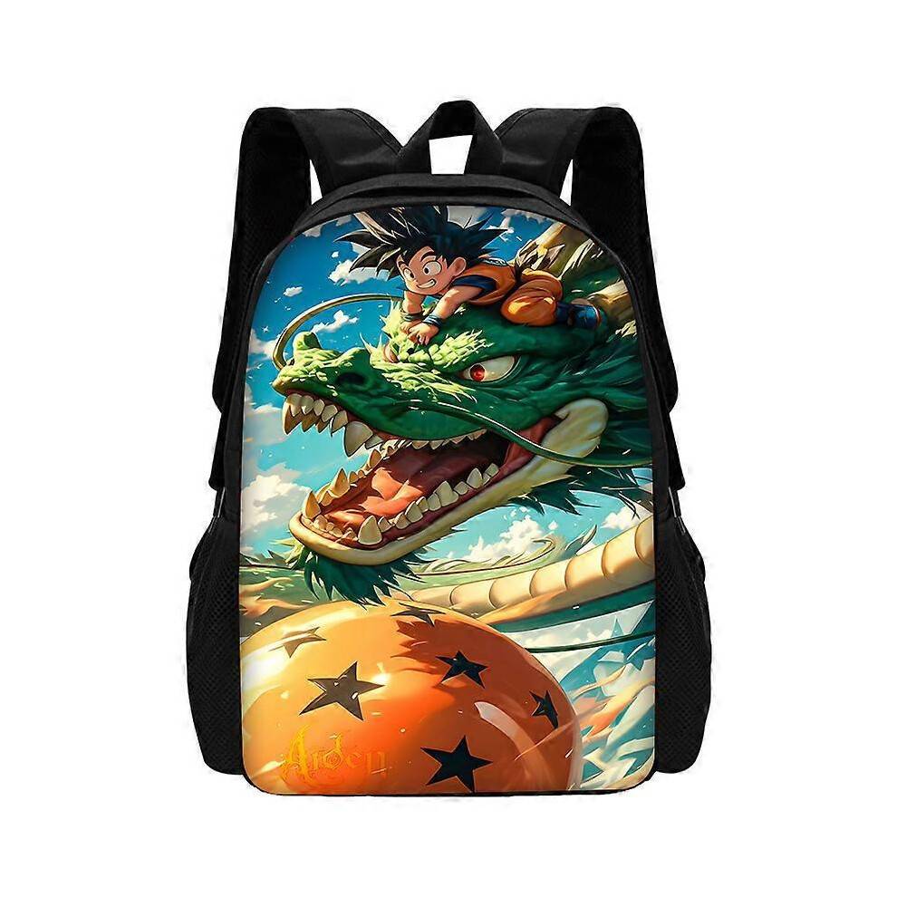 (BB-199X10A7) pcs set Cute Anime Child School Backpack with Lunch For G-Gokus Bags ,Pencil Bags ,School Bags for Boys Girls Best Gift
