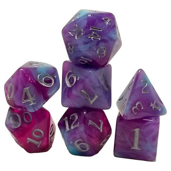 Dice - Terningesæt - 7 terninger - Studio Woe: Scented RPG Dice - Arcane Vapors