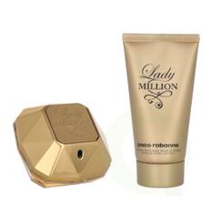 Paco Rabanne Lady Million Giftset 125 ml Edp Spray 50ml/Body Lotion 75ml