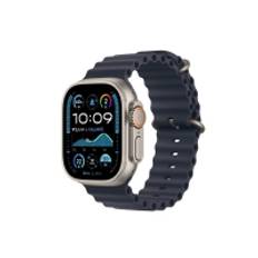 Apple Watch Ultra 2 GPS + Cellular 49mm Natural Titanium Case with Navy Ocean Band