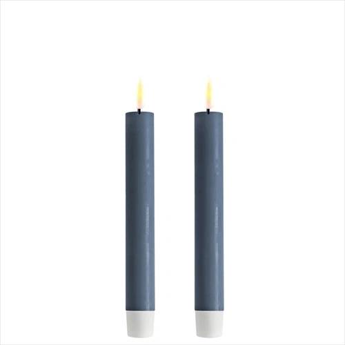 2 stk. Real Flame LED lysekrone -15 cm (isblå)