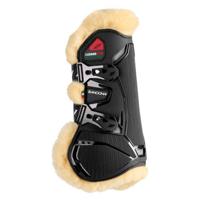 Zandoná CARBON PRO SENSITIVE+ forbensgamacher Black M (fetlock girth cm 29-30)