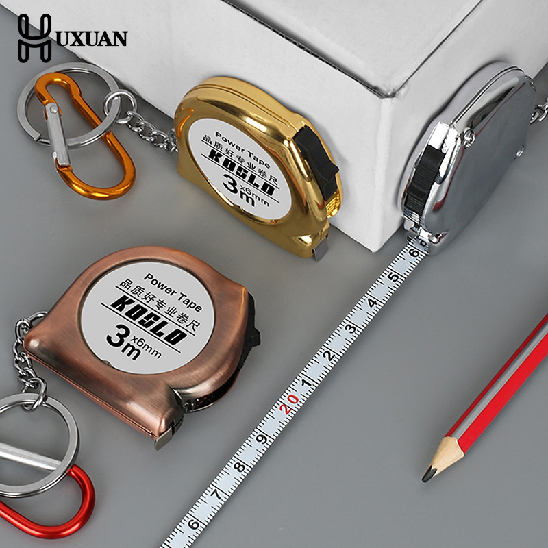 3M Portable Mini Tape Measure Delicate Small Household Measuring Tape Retractable Key Chain Tape Measure Mini Measuring Tools