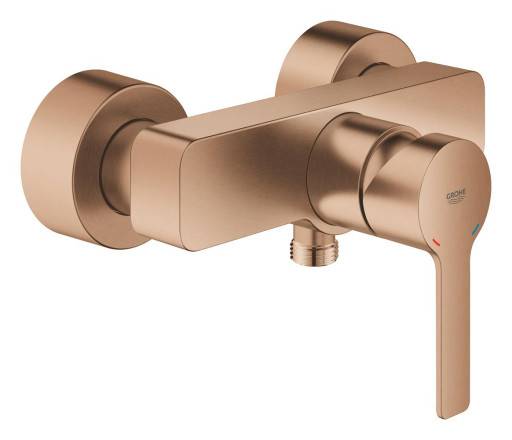 Grohe Lineare duschblandare, borstad koppar