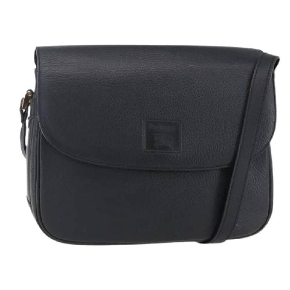 Burberry Vintage Pre-owned Vintage Skuldertaske - Vintage - Dame - Sort - ONE SIZE - Uld