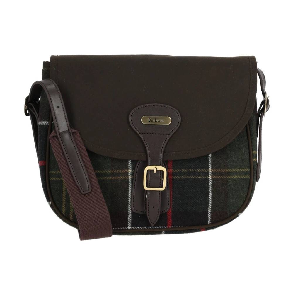 Barbour Cromarty Skuldertaske - Tasker - Dame - Grøn - ONE SIZE - Uld