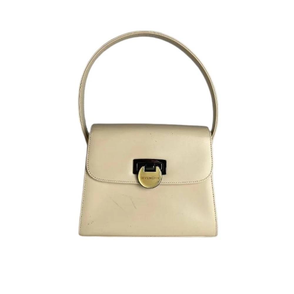 Givenchy Pre-owned Pre-owned Leather Handbag - Vintage - Dame - Beige - ONE SIZE - Læder