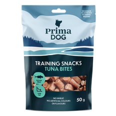 Prima Dog TRAINING SNACKS 50g - Tuna Bites - Lamb Bites - Duck Bites - Chicken Bites