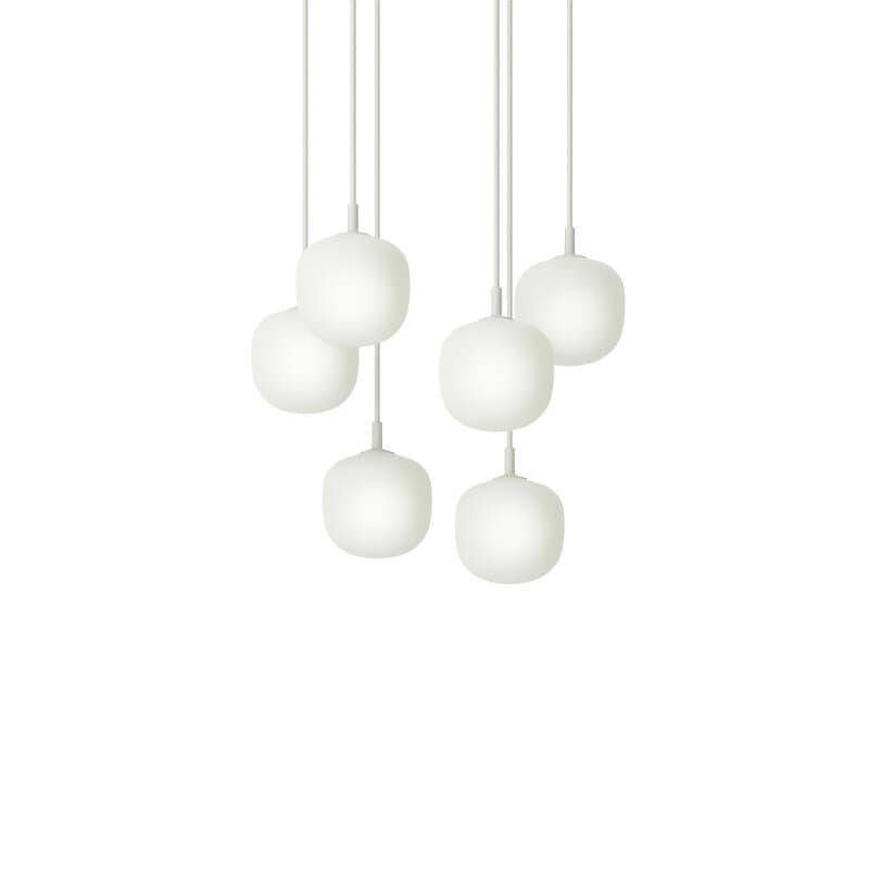Muuto Rime cluster Ø12 6st taklampa white