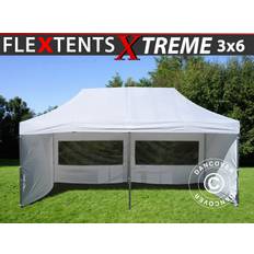 Foldetelt FleXtents Easy up pavillon Xtreme 60 3x6m Hvid, inkl. 6 sider