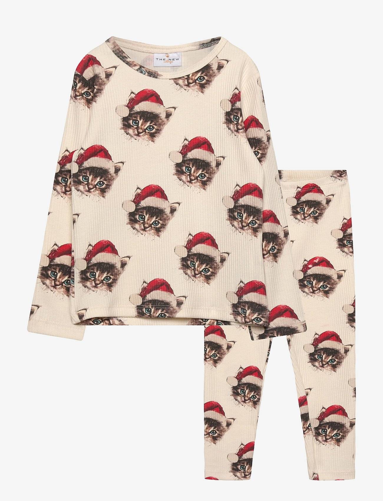 THE NEW SIBLINGS Tnstholiday Rib Night Set - Cream - 104