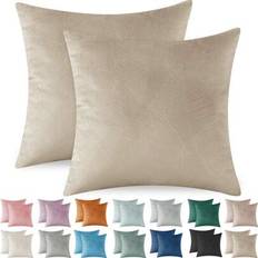 Ystyle jul sammet örngott soffa örngott sovrum inredning örngott modern heminredning elegant mjuk osynlig dragkedja 2 st - Kamel (40*40,45*45,60*60,50*50)