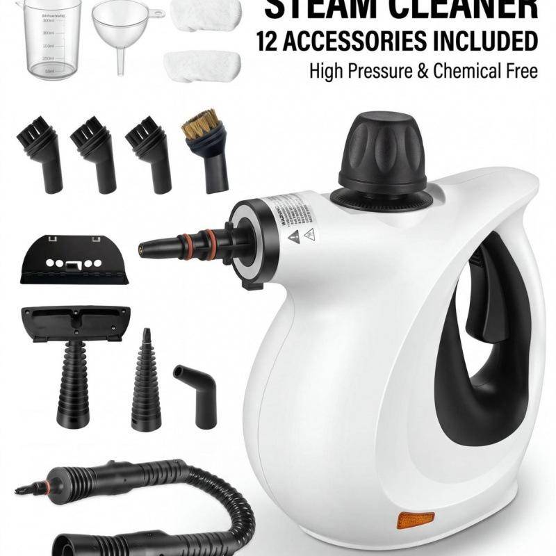 High-Temperature Multifunctional Handheld Steam Cleaner for Household Use in Russia