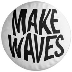 Decorsome Make Waves Round Cushion
