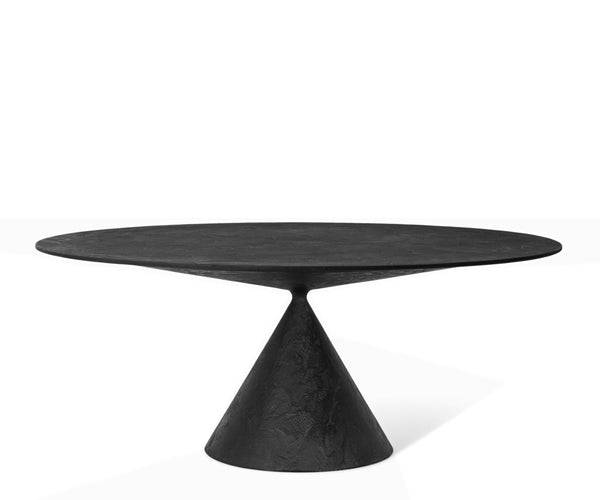 Desalto Clay Outdoor Bord - Concrete Finish - Ø160cm. - D67 lava stone (sort)