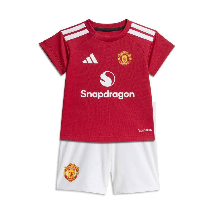Manchester United Hemmatröja 2026/27 Baby-Kit Barn - adidas - ['Röd'] (80cm)