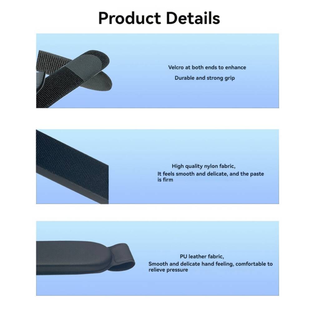 VR Strap Pad with Pressure Relief for BOBOVR/KIWI Straps for Meta Quest 2/3 Elite Strap VR Accessories