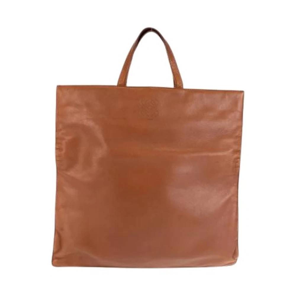 Loewe Pre-owned Pre-owned Tote Bag - Vintage - Dame - Brun - ONE SIZE - Læder