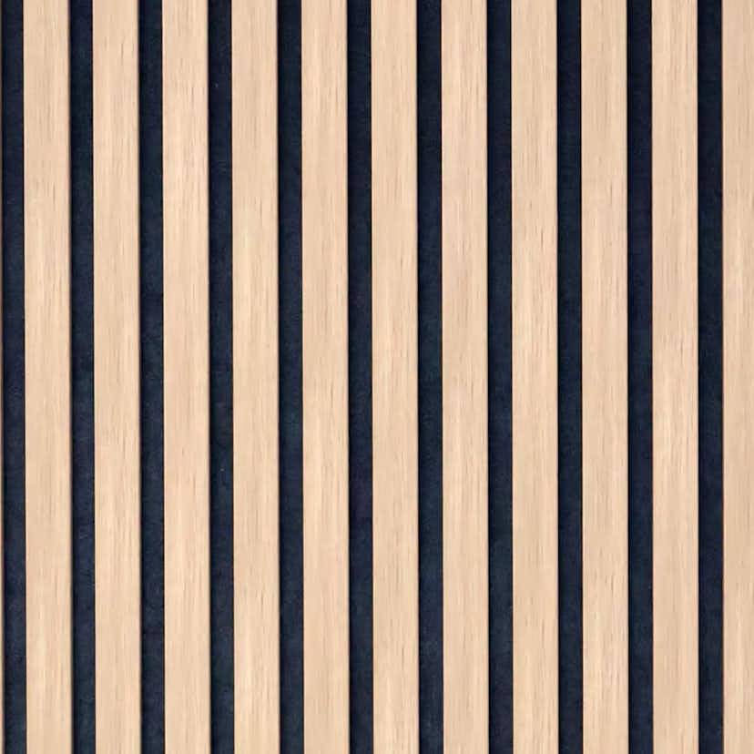 Akustikpanel Lundbergs SPA Svart Filt 2680x615x24 mm