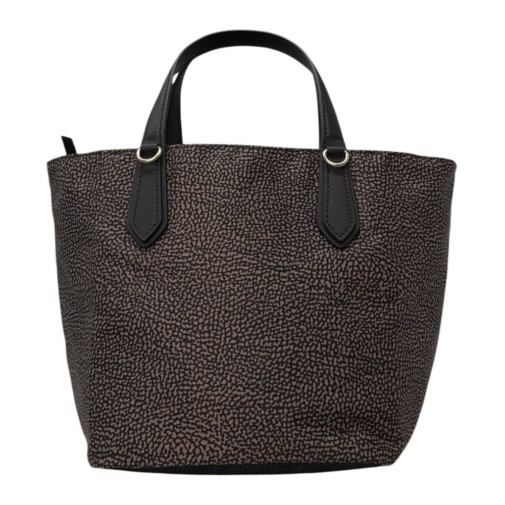 Borbonese Borsa Shopping - Tasker - Dame - Sort - ONE SIZE - Uld