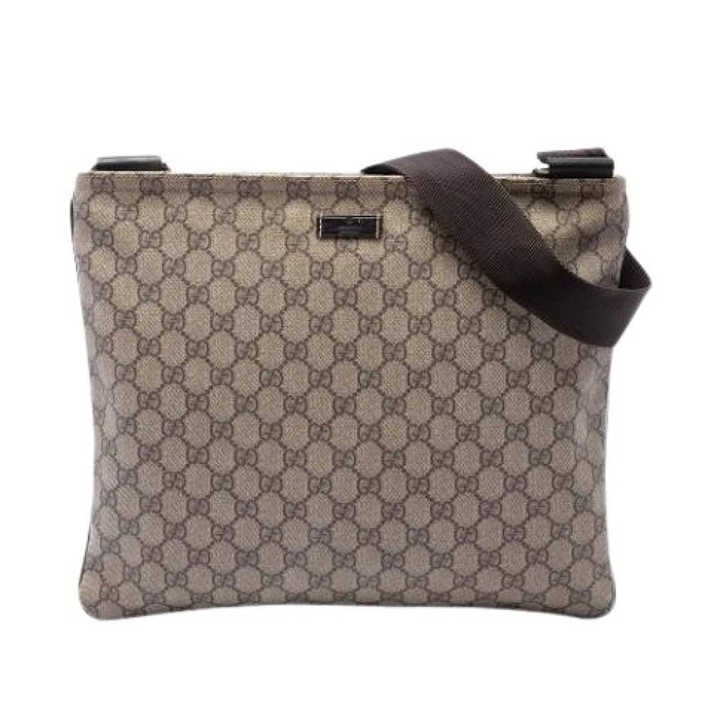 Gucci Vintage Pre-owned Vintage Crossbody Bag - Vintage - Dame - Beige - ONE SIZE - Uld