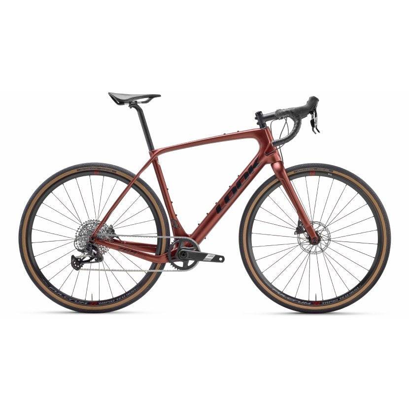 Look 765 Gravel 2024 - Sram Apex 1x12sp - Shimano WH-RS370 - 103 / XL / Red Dust Metallic Satin