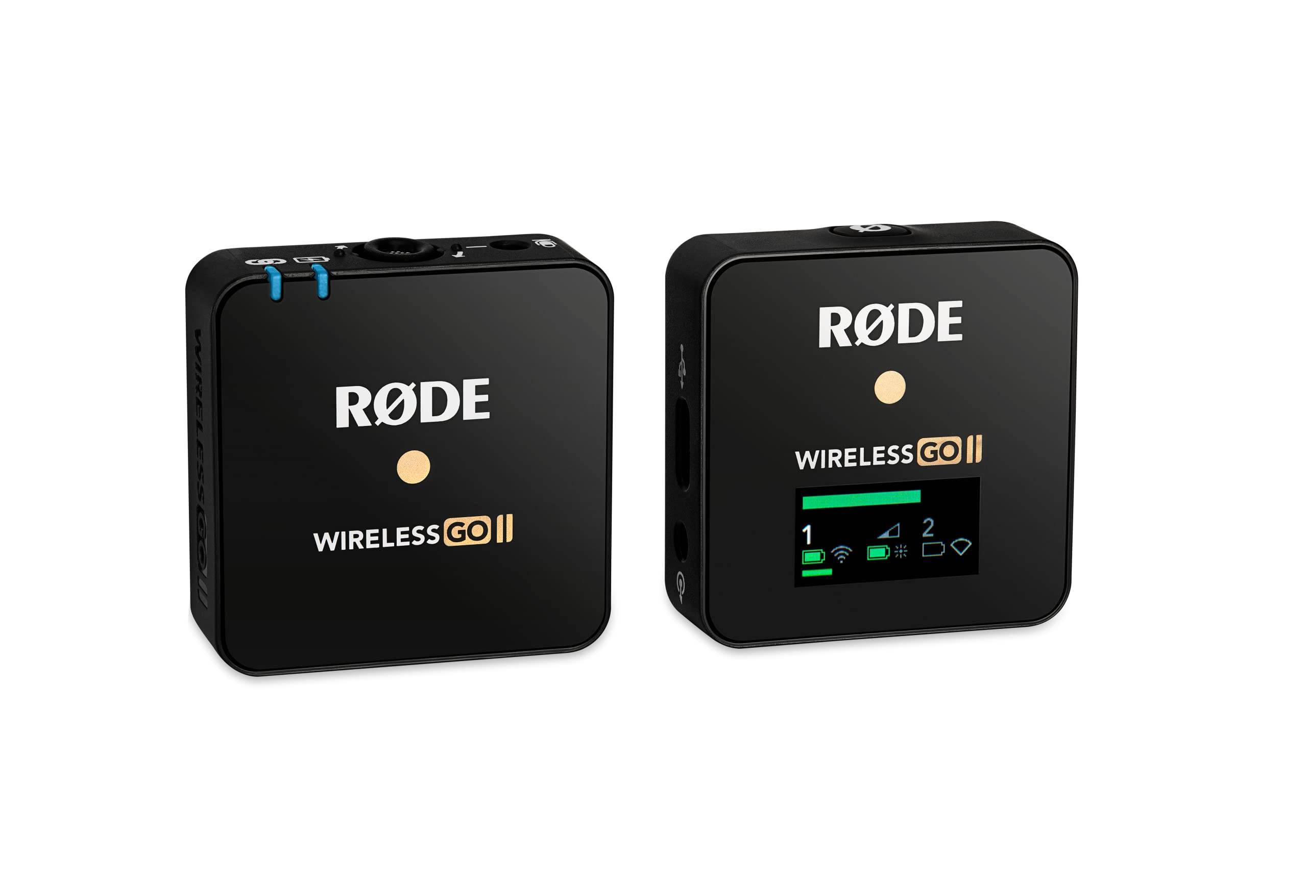 RODE AUX Mikrofoner Vägmikrofoner Wireless GO II Single Wireless Microphone System WIGIISINGLE Svart svart