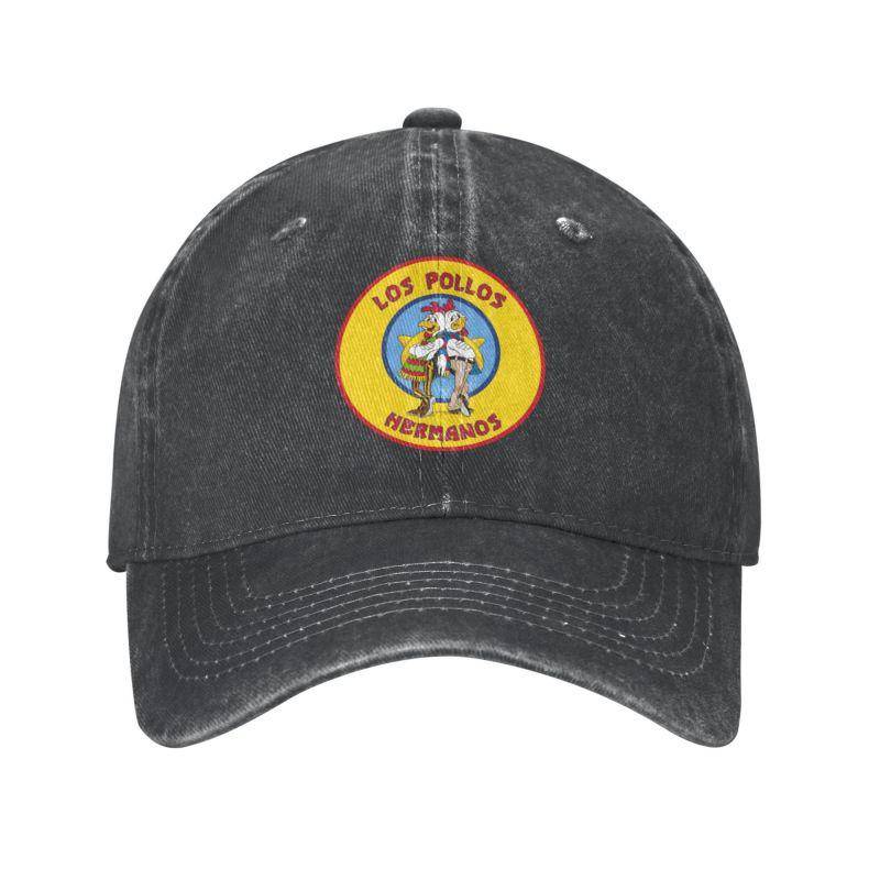Punk Unisex Cotton Breaking Bad Los Pollos Hermanos Baseballkeps Vuxen The Chicken Brothers Justerbar Dad Hat Unisex Kvinnor Sport cm gray